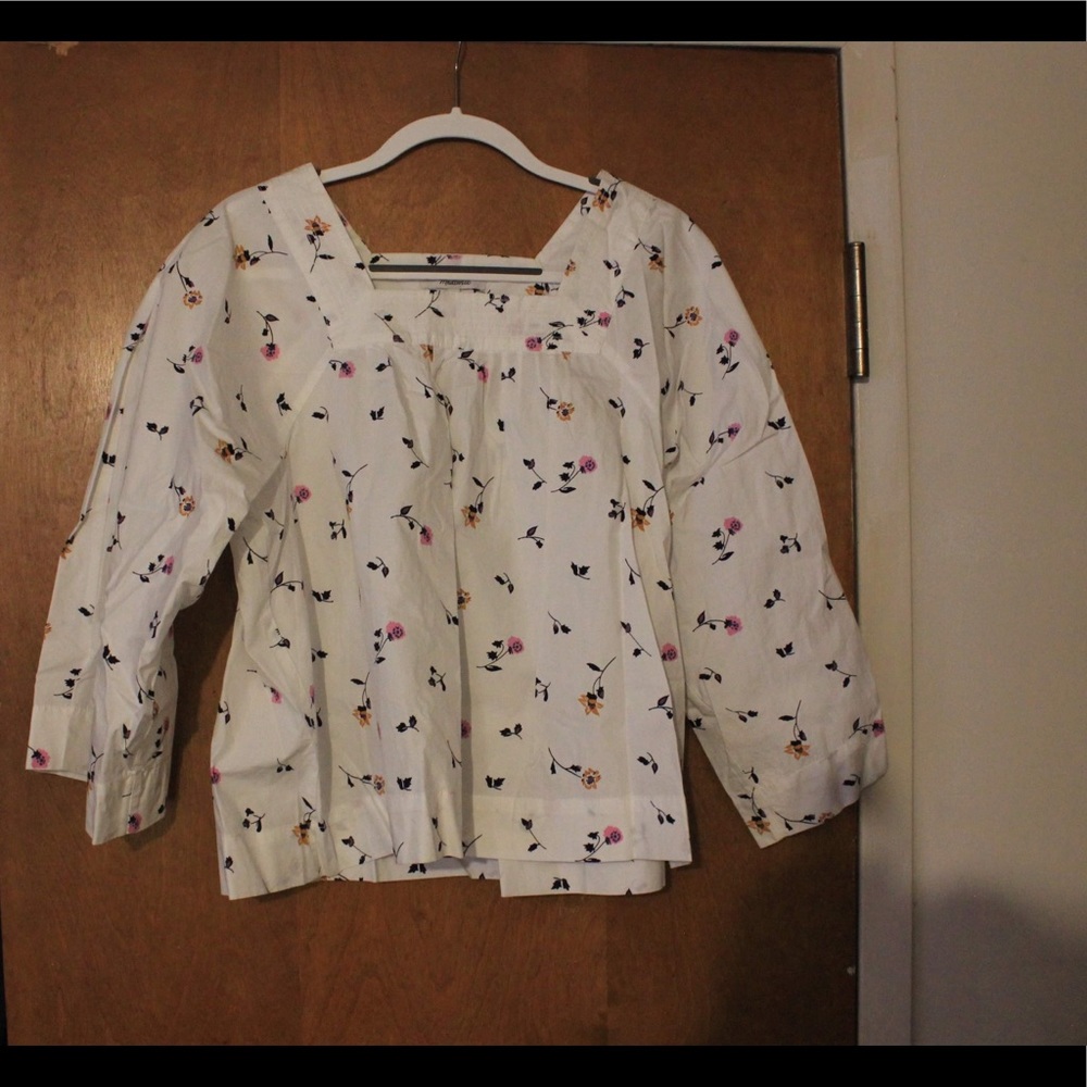 Adorable Madewell floral blouse (M)